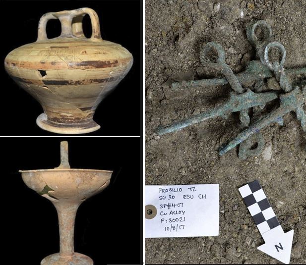 Arqueólogos hallan en Grecia una importante tumba colmena con el esqueleto de un guerrero micénico